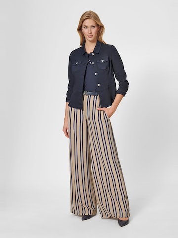 MADELEINE Wide Leg Hose in Beige