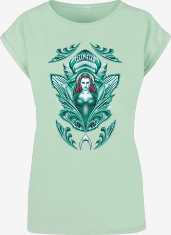 T-shirt 'Aquaman - Mera' ABSOLUTE CULT en vert : devant
