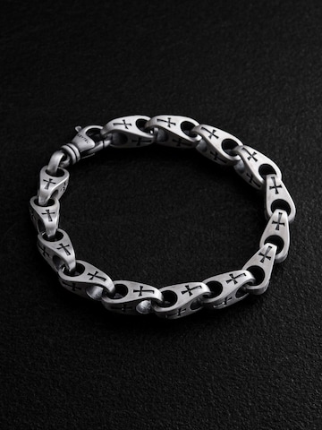 REYTEL - Pulsera 'GELOOF' en plata: frente