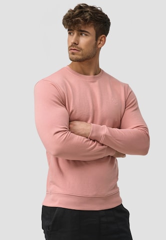 Sweat-shirt 'Holt' INDICODE JEANS en rose