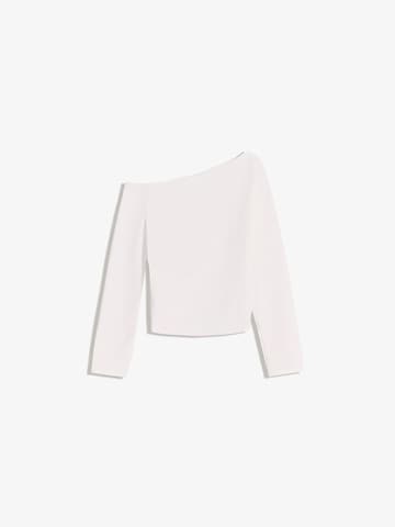 Bershka Majica | bela barva