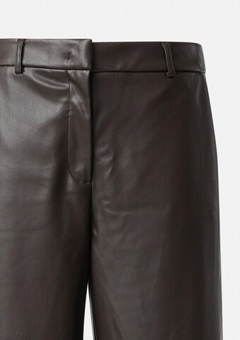 Regular Pantalon COMMA en marron