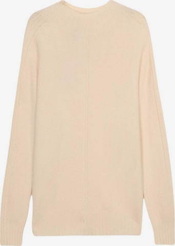 Pullover di oltre in bianco: frontale