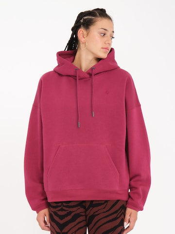 Volcom Sweatshirt 'Stone Heart II' in Red: front