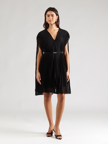 Robe de cocktail BOSS en noir : devant