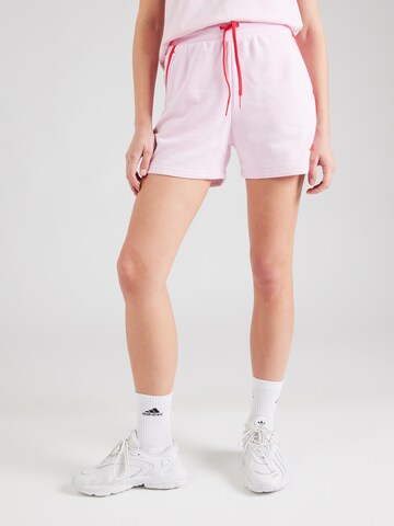 Regular Pantalon de sport ADIDAS SPORTSWEAR en rose : devant