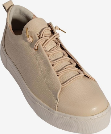 Desa Sneakers 'Slip-Ons' in Beige: front