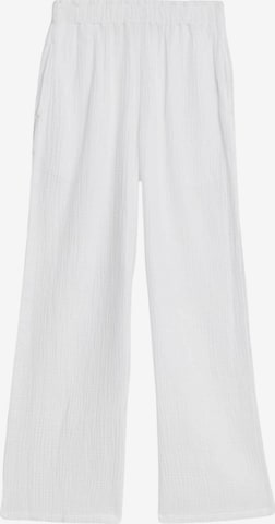 Marks & Spencer Wide leg Pants in White: front