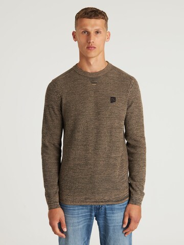 Pull-over 'Basal Mixed' CHASIN' en marron : devant