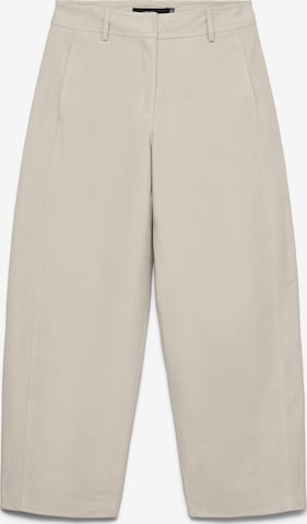 VERO MODA Pleat-front trousers 'VMSofia' in Beige: front