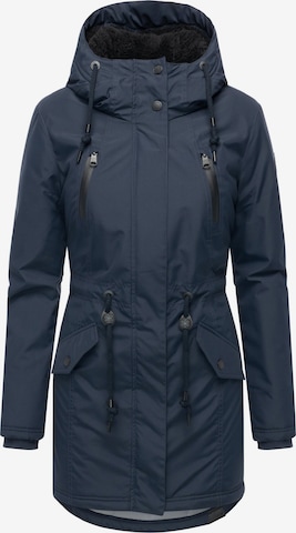 Ragwear Zimná parka 'Elsien' - Modrá: predná strana