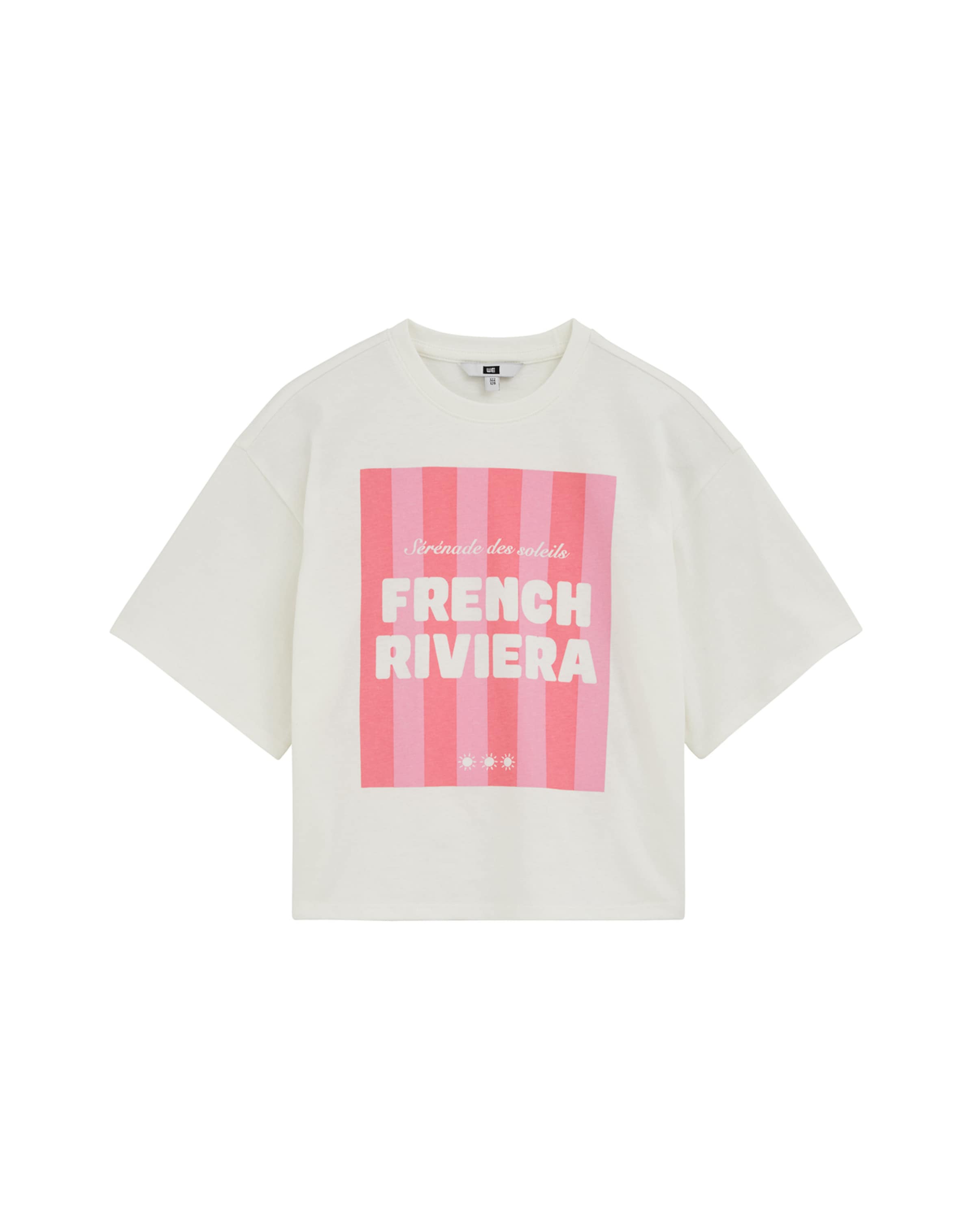 Maglietta di WE Fashion in bianco: frontale