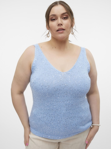 Vero Moda Curve Trui 'CLEILANI' in Blauw