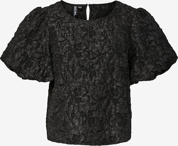 PIECES Bluse 'PCGretchen' in Schwarz: Vorderseite