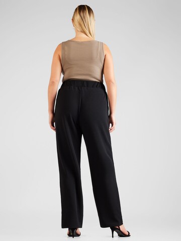 ONLY Carmakoma Loose fit Trousers 'BETTY' in Black