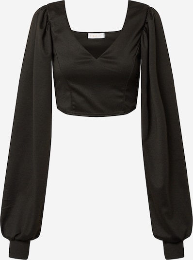 Femme Luxe T-shirt 'Emma' en noir, Vue avec produit