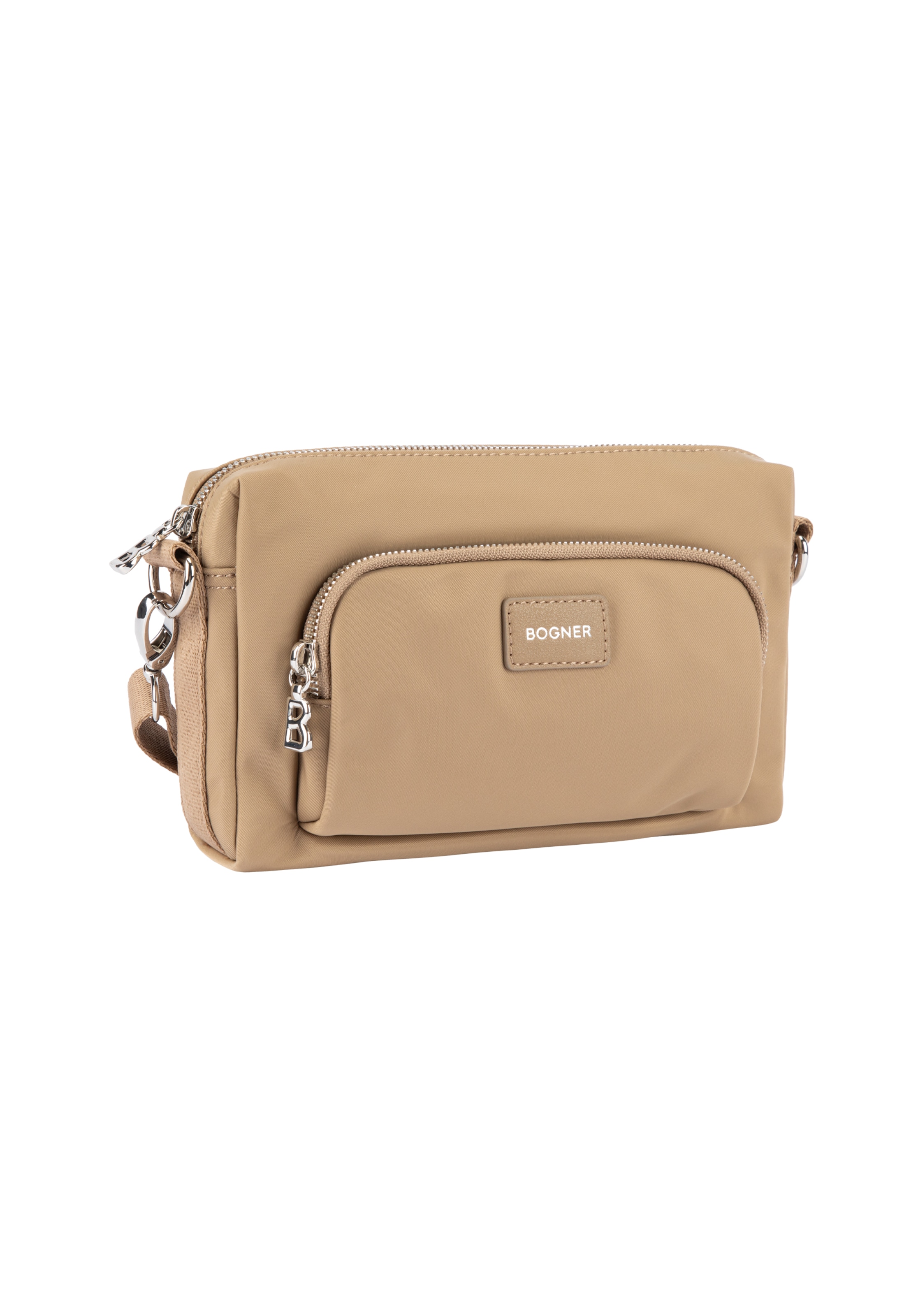 BOGNER Schoudertas 'Fully 1.0 Pukie' in Beige