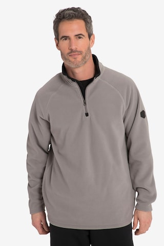 JAY-PI Fleece Jacket in Grey: front