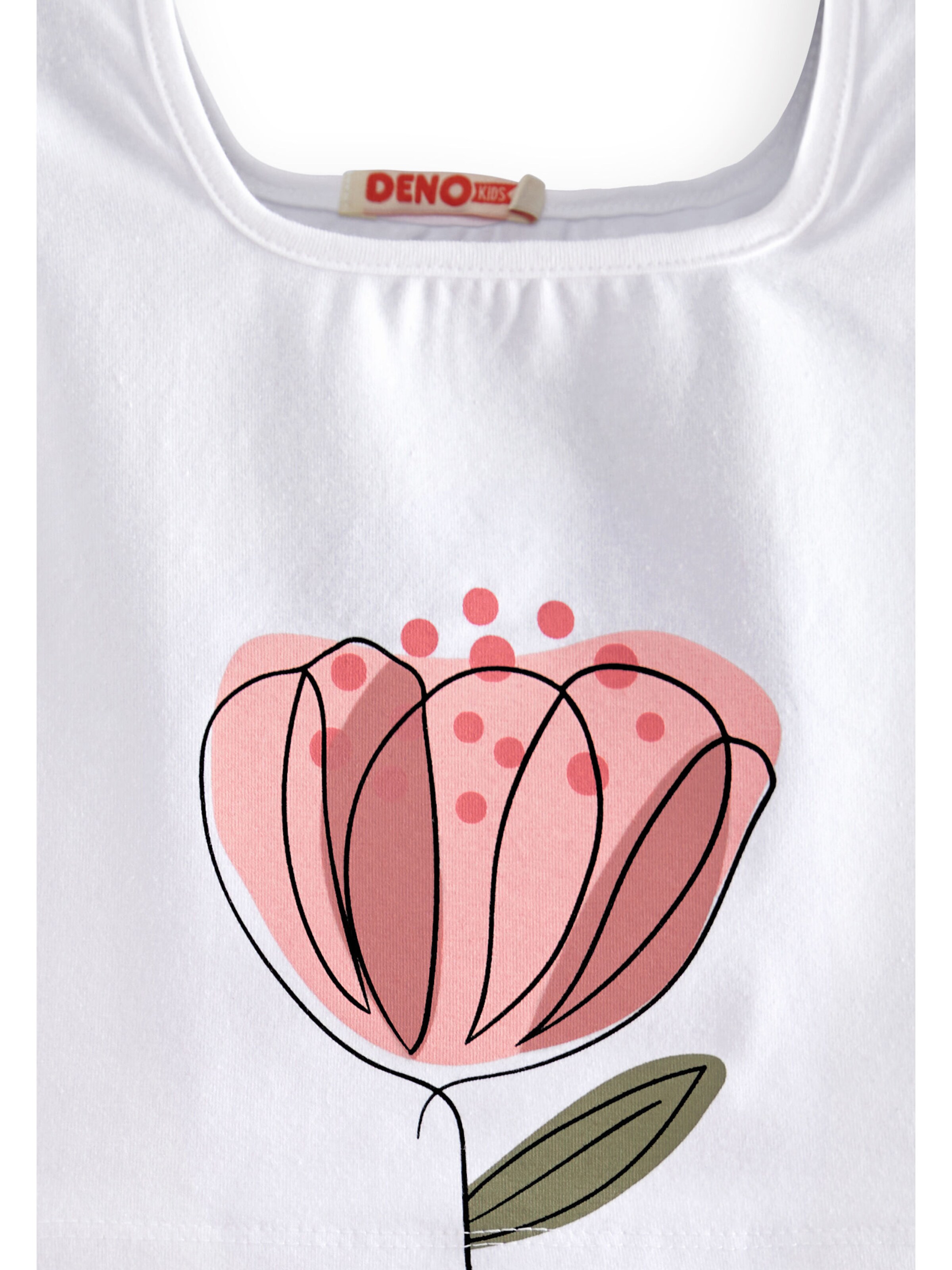 Denokids Set 'Flowers' in Roze