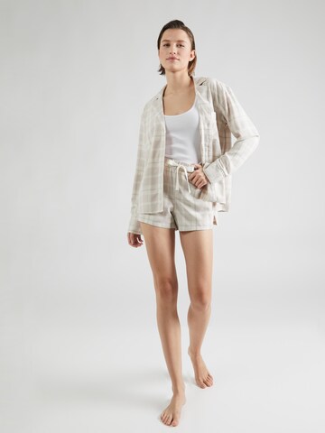 Abercrombie & Fitch Spodnie od piżamy w kolorze beżowy