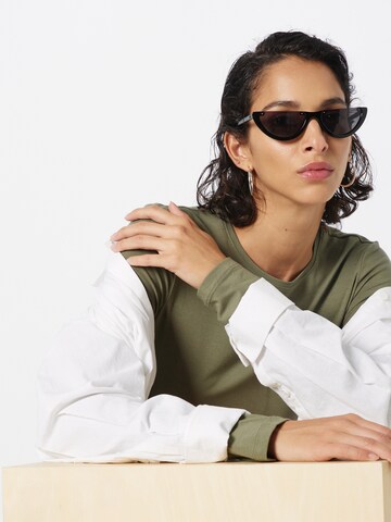 PIECES Shirt 'SIRENE' in Groen