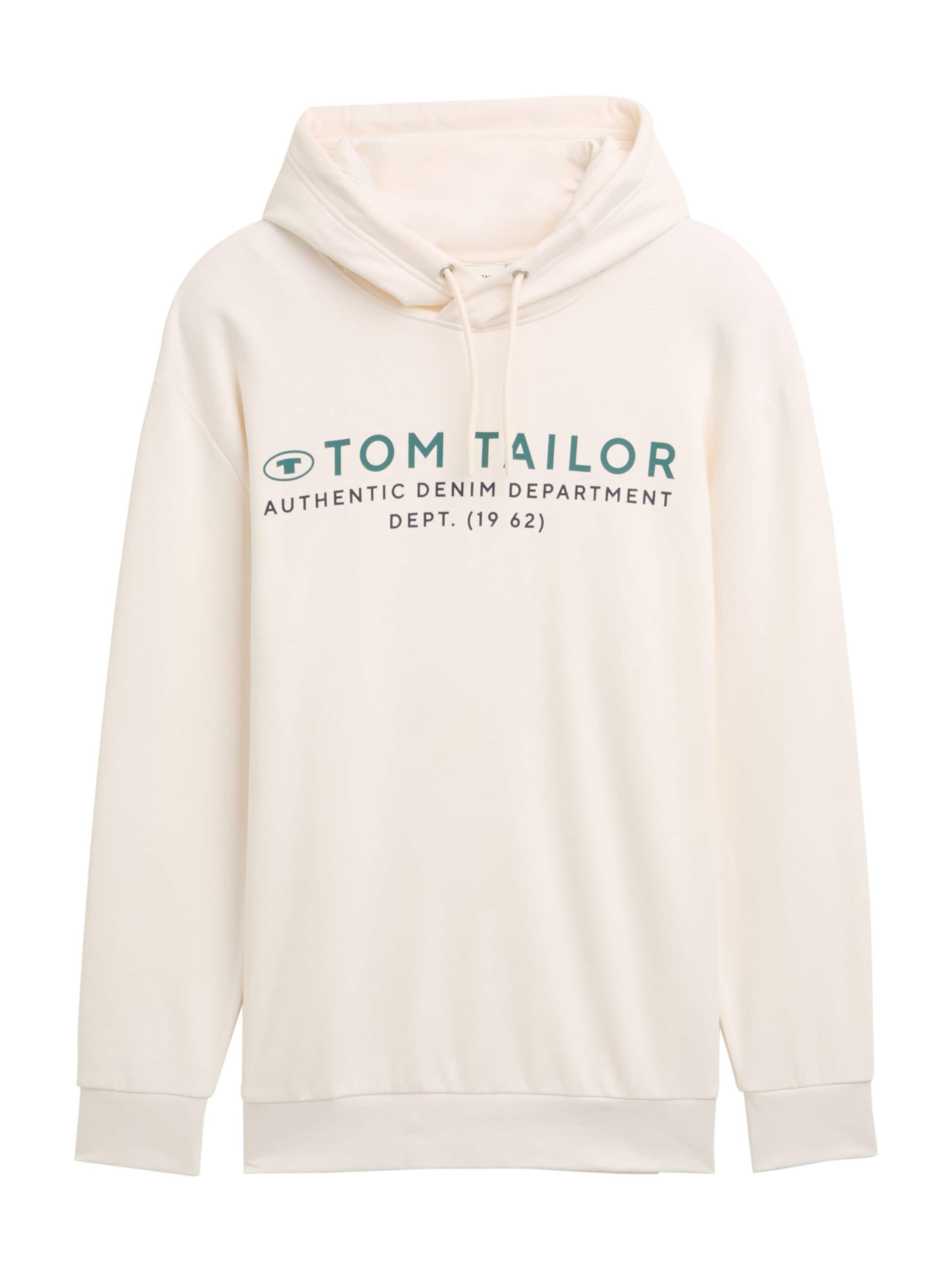 TOM TAILOR Men + Bluzka sportowa w kolorze biały: przód