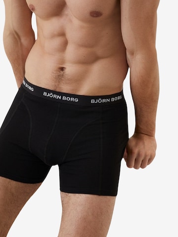 BJÖRN BORG Boxer shorts 'Solid' in Black