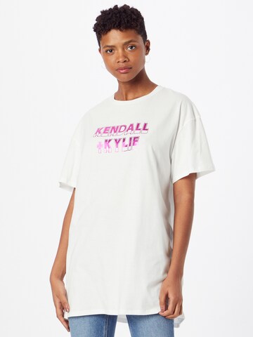 T-shirt KENDALL + KYLIE en blanc : devant