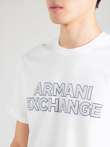 Tricou de la ARMANI EXCHANGE pe alb