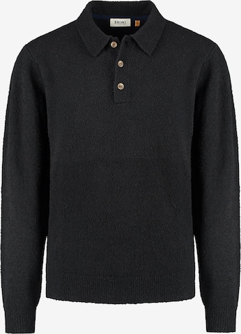 juoda Shiwi Megztinis be užsegimo 'Penn': priekis