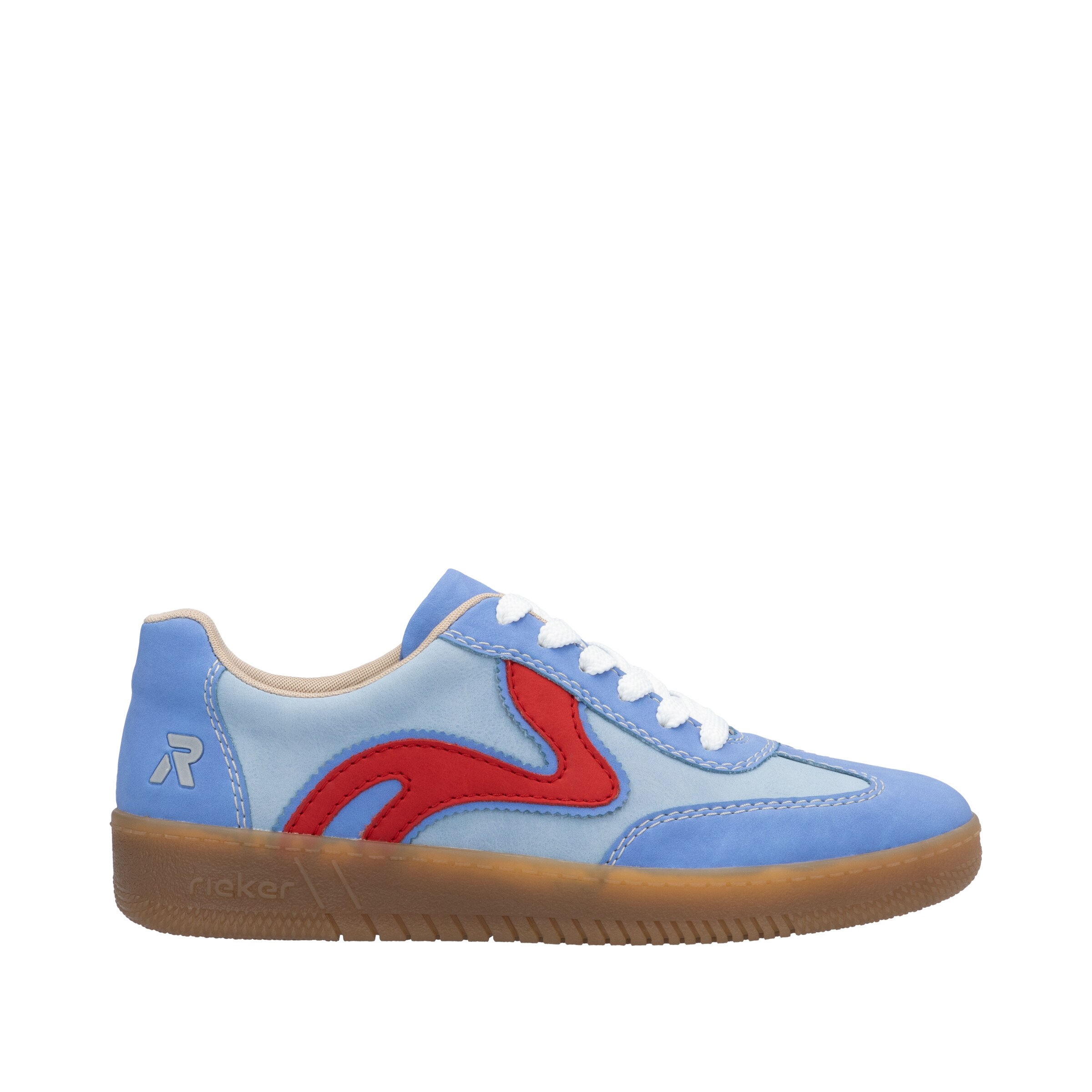 Baskets basses Rieker en bleu