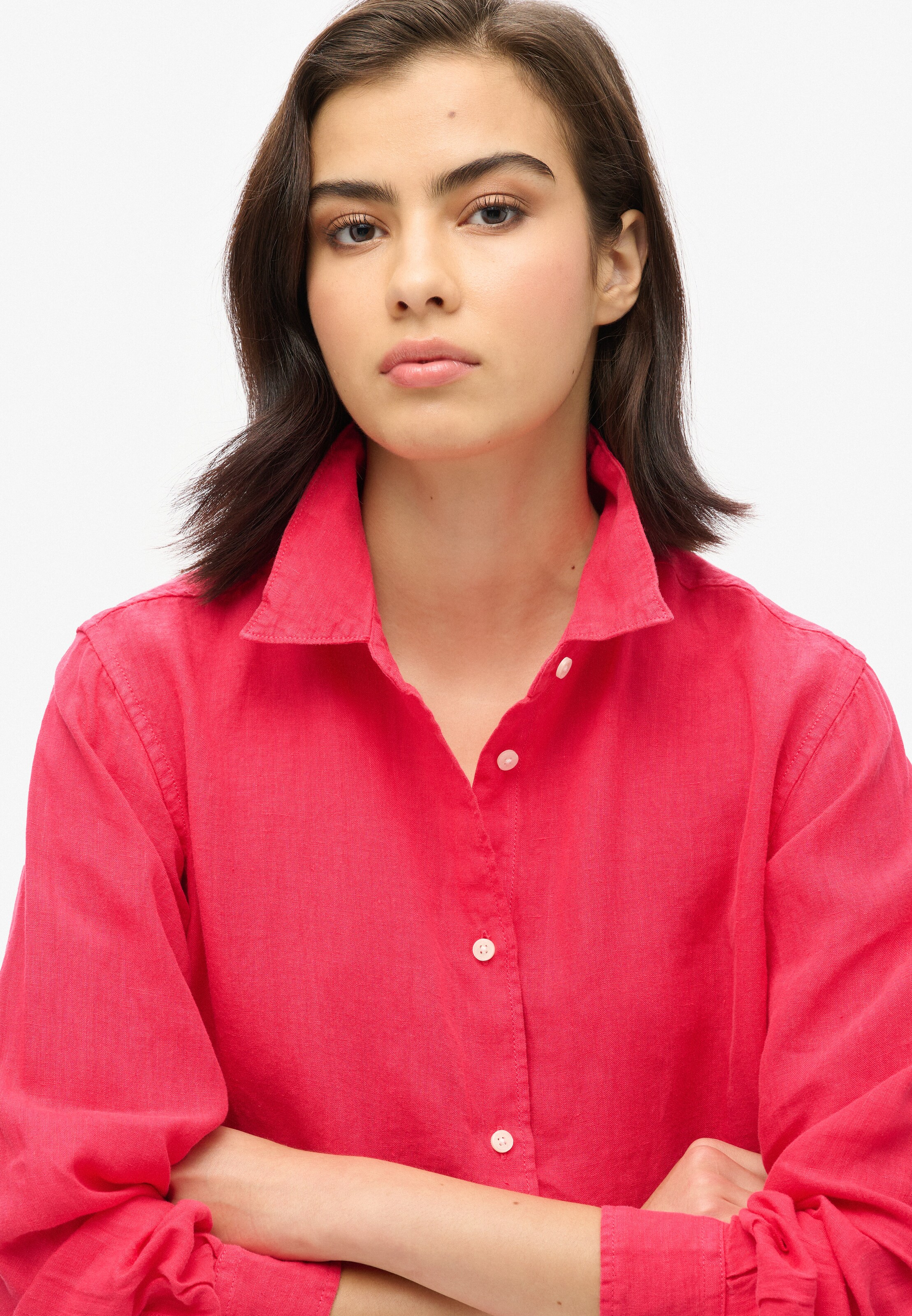 Superdry Bluse in Rot