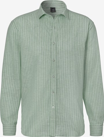 JOHN DEVIN Hemd in Grün: Vorderseite