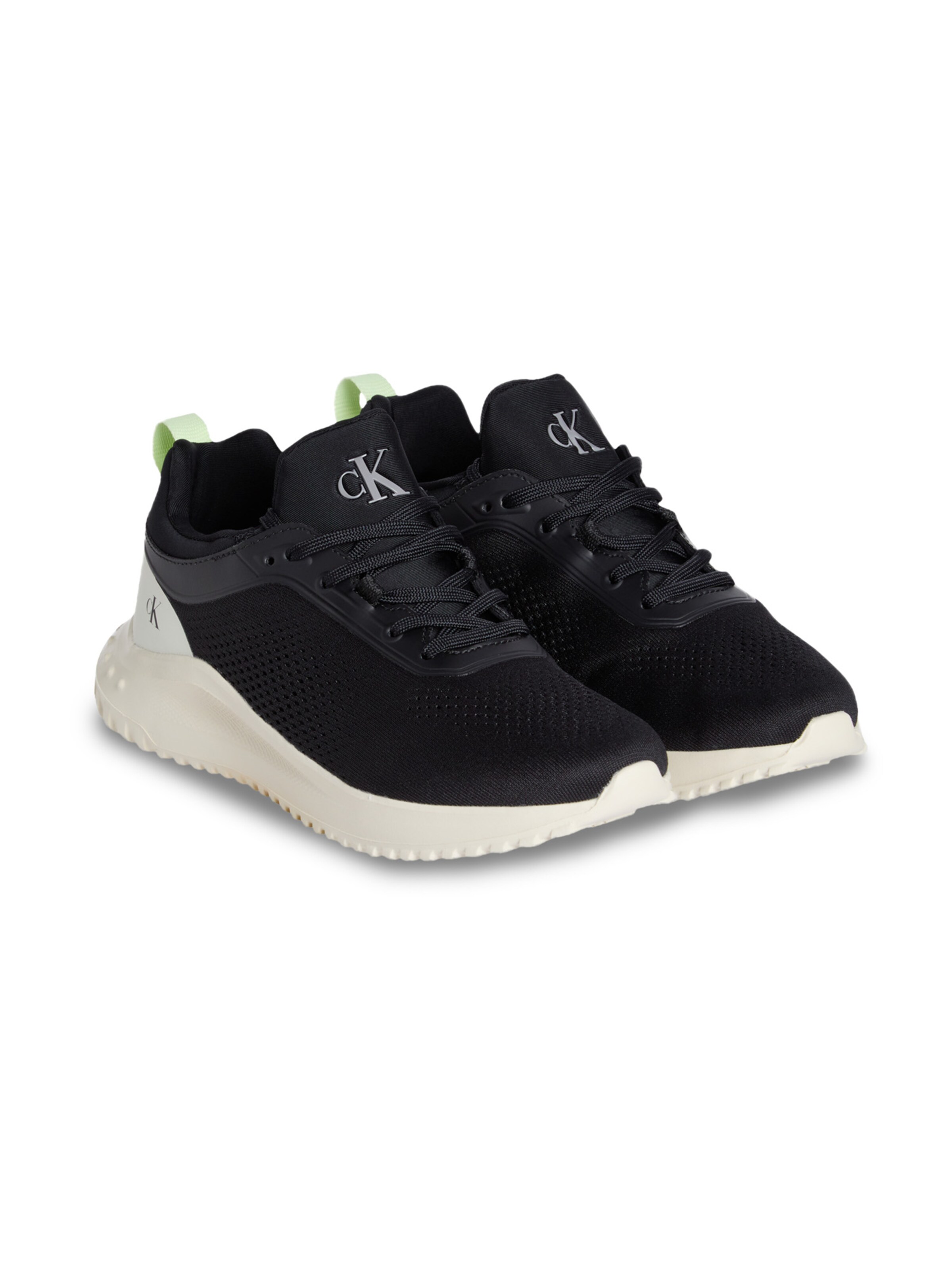 Calvin Klein Низкие кроссовки в Черный: спереди