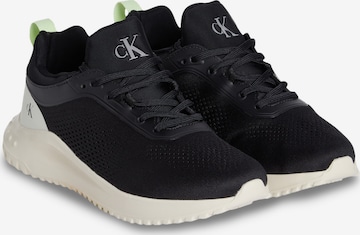 Calvin Klein Jeans Низкие кроссовки в Черный: спереди