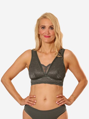SugarShape Bralette Bra 'Eliana' in Green: front