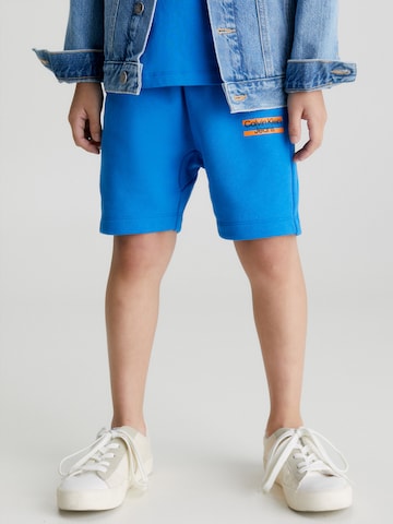 Calvin Klein Jeans Regular Hose in Blau: predná strana
