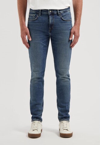 Regular Jean 'Lancaster' Dstrezzed en bleu : devant