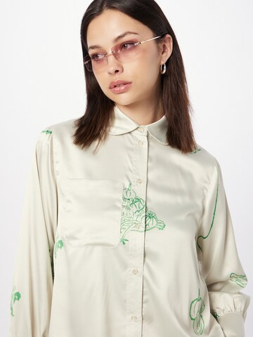 Hosbjerg - Blusa 'Killa Gastro' en beige