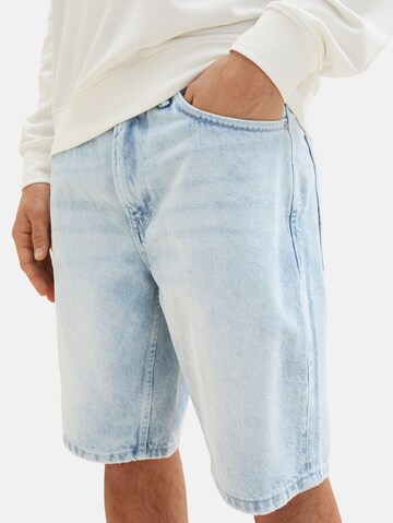 TOM TAILOR DENIM Regular Shorts in Blau