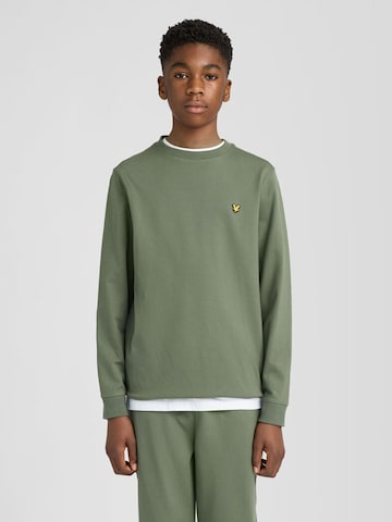 Lyle & Scott Sweatshirt in Groen: voorkant