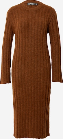 SOAKED IN LUXURY Dress 'Rakel' in Brown: front