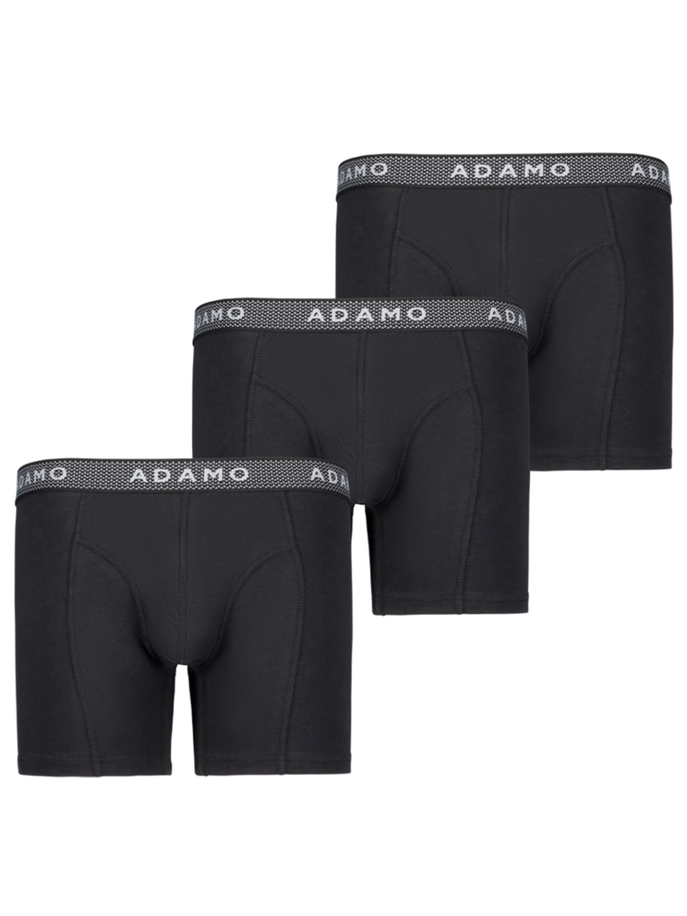 Adamo Boxer shorts 'Jerry Maxipant Schwarz' in Black: front