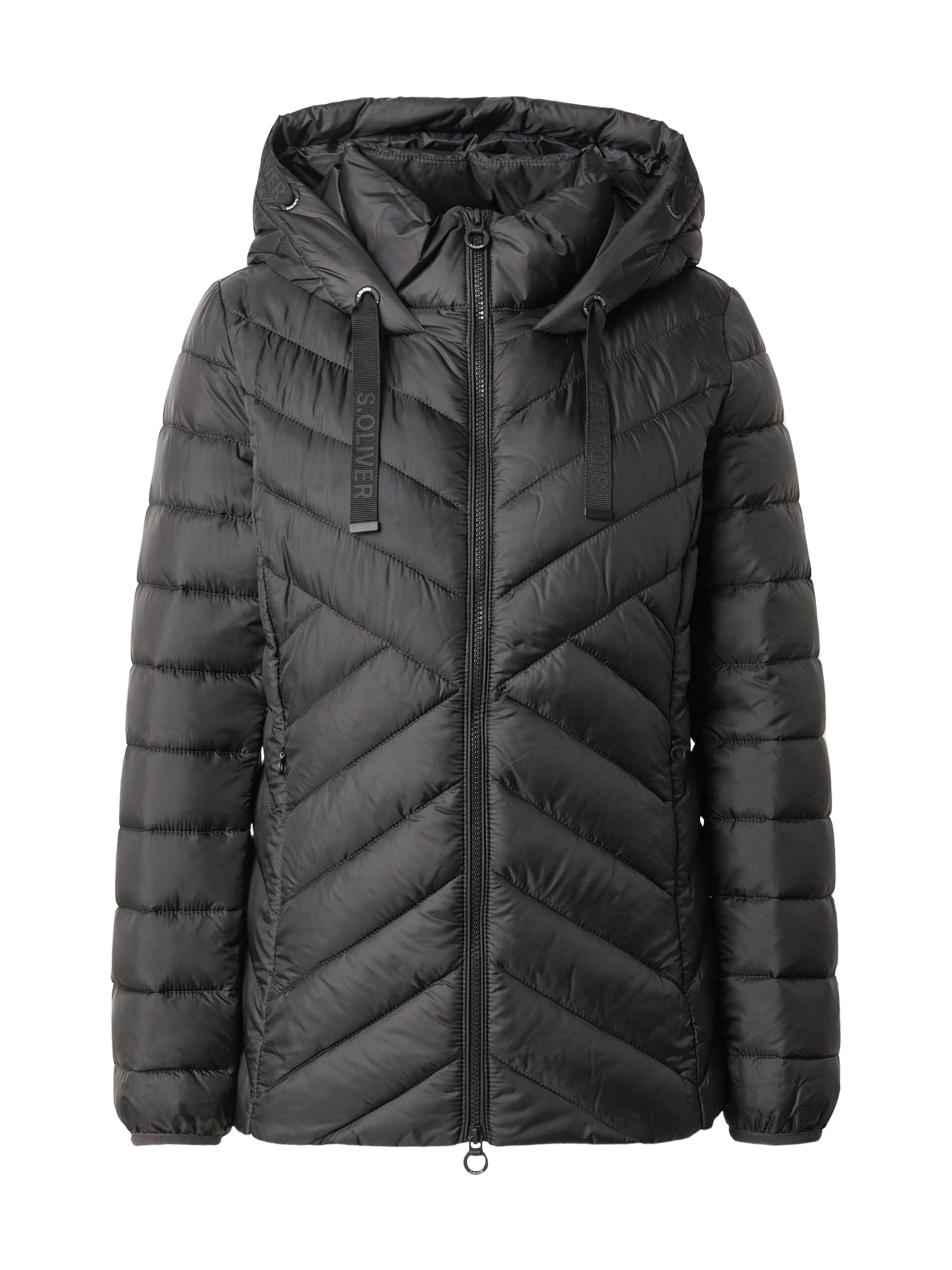 s.Oliver Jacke in Schwarz: Vorderseite