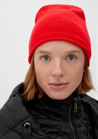 s.Oliver BLACK LABEL Beanie in Red