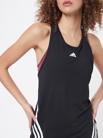 ADIDAS SPORTSWEAR Sportovní top 'Trainicons' – černá