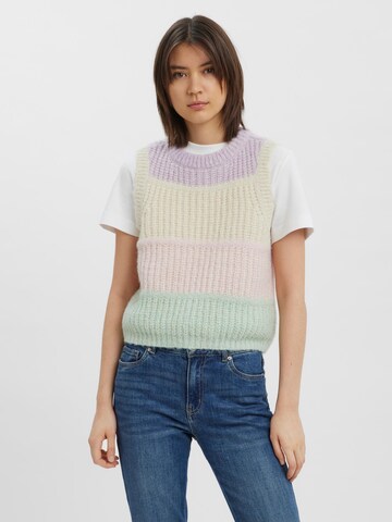 VERO MODA Sweater 'Wine' in Purple: front