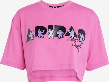 T-shirt fonctionnel 'Adidas x Jeremy Scott' ADIDAS PERFORMANCE en rose : devant
