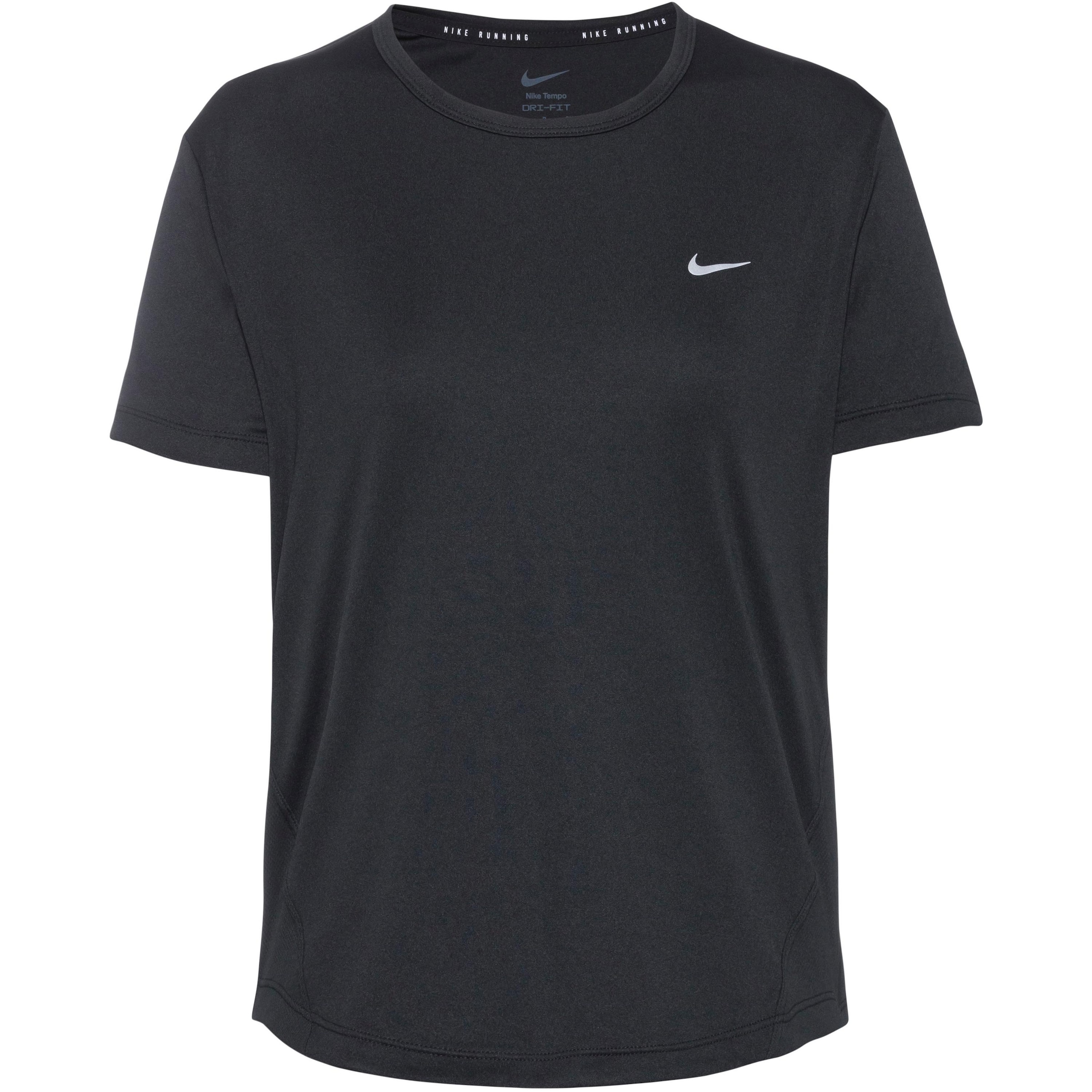 juoda NIKE Sportiniai marškinėliai 'Tempo'