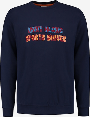 Sweat-shirt Shiwi en bleu : devant